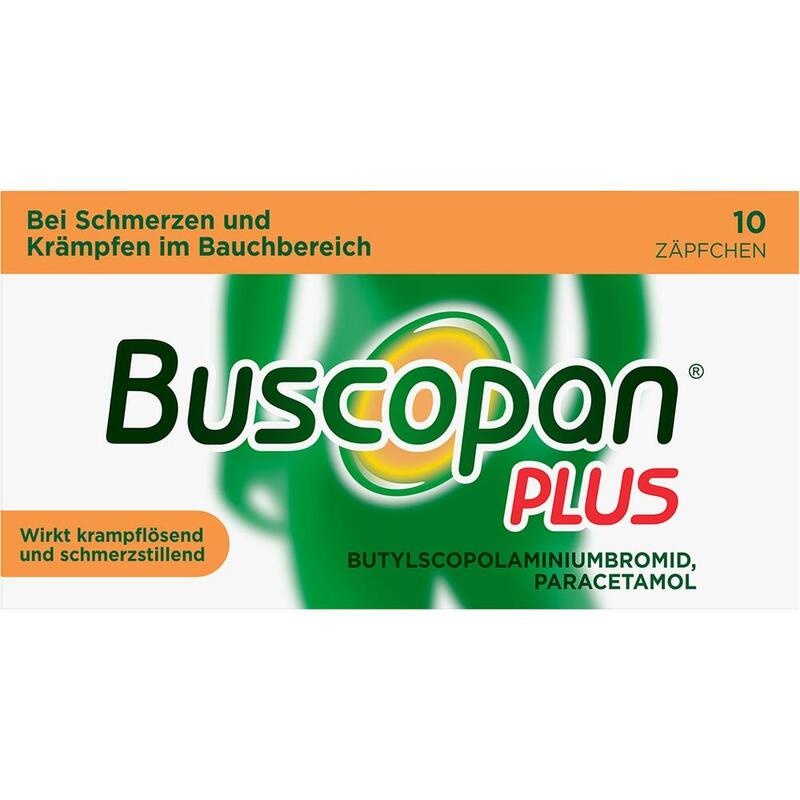 BUSCOPAN plus 10 mg/800 mg Suppositorien