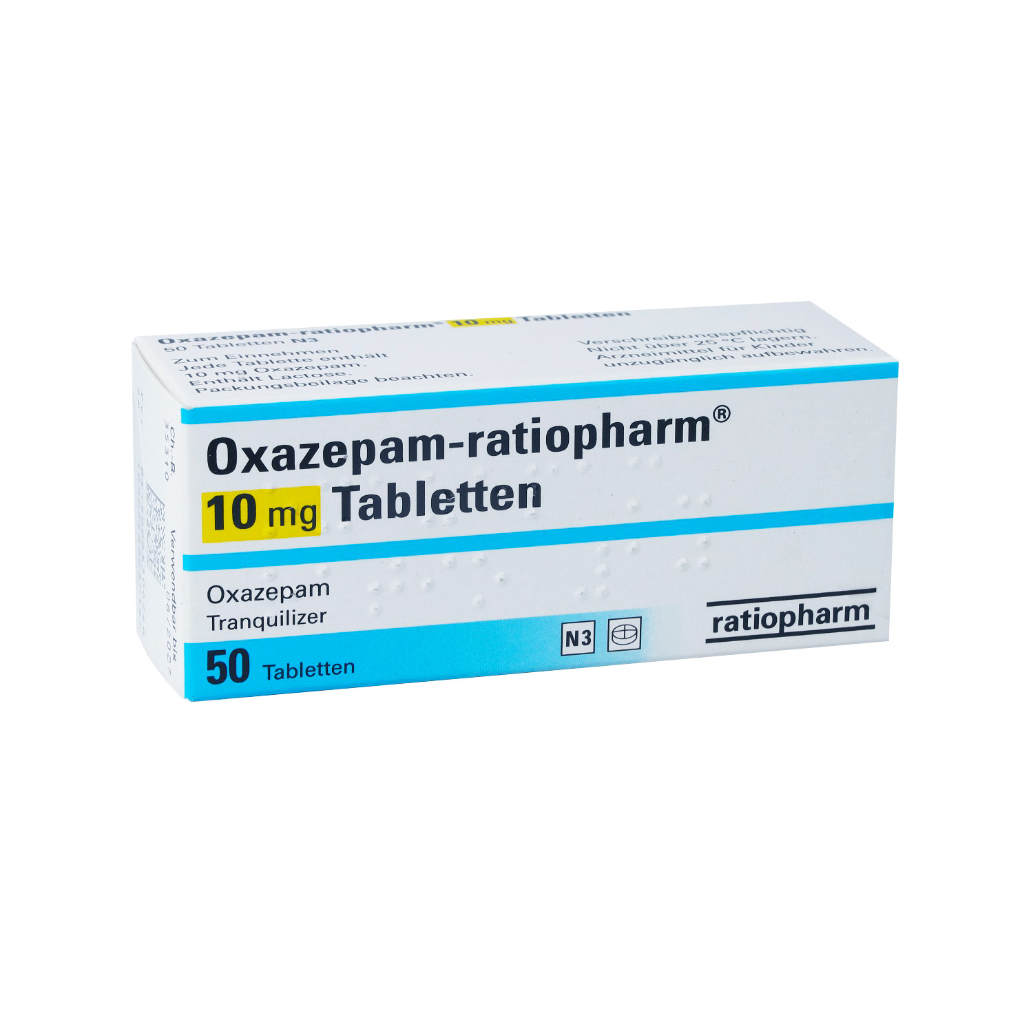 OXAZEPAM-ratiopharm 10 mg Tabletten