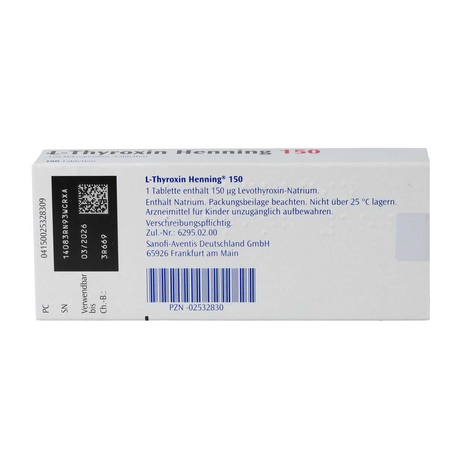 L-THYROXIN 150 Henning Tabletten