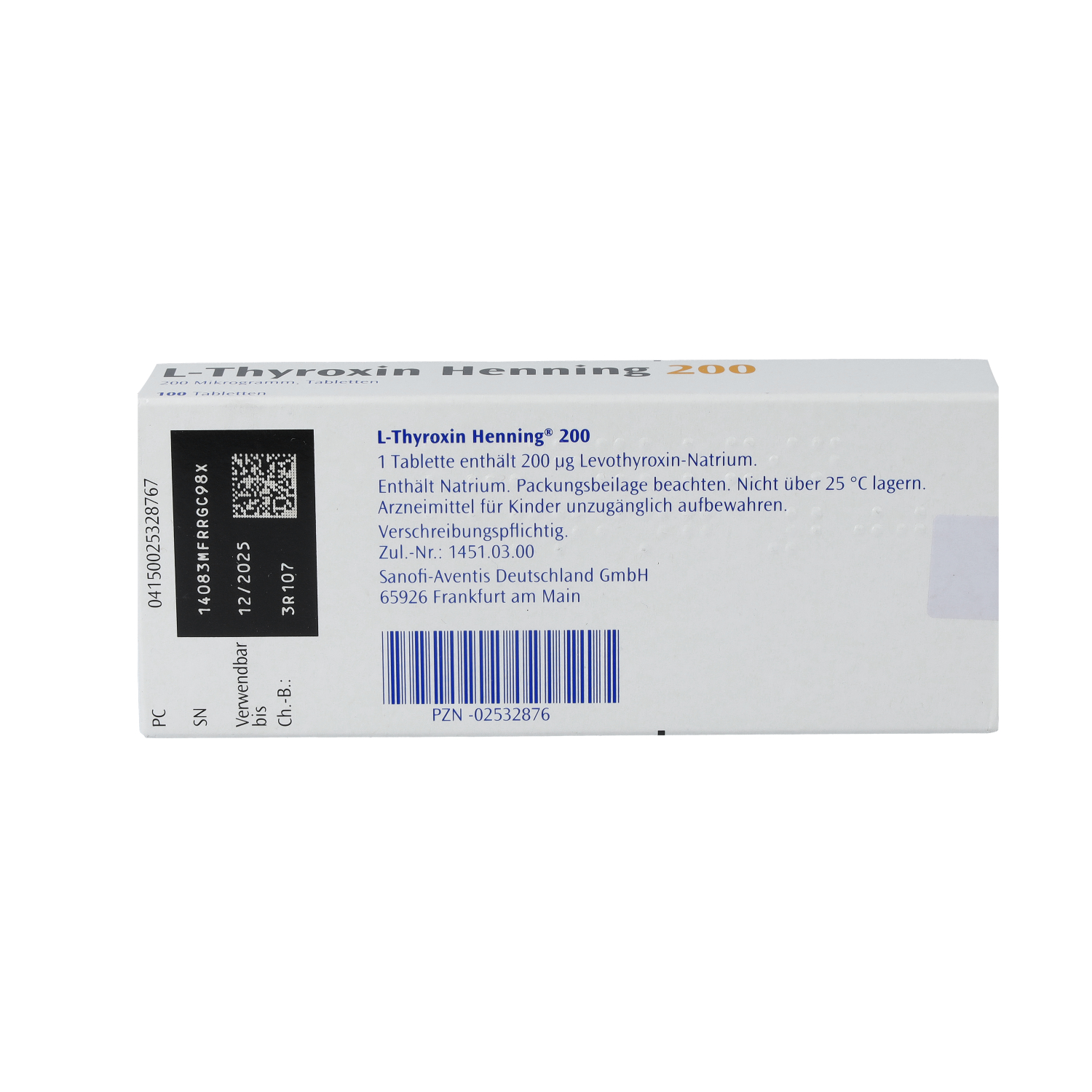 L-THYROXIN 200 Henning Tabletten