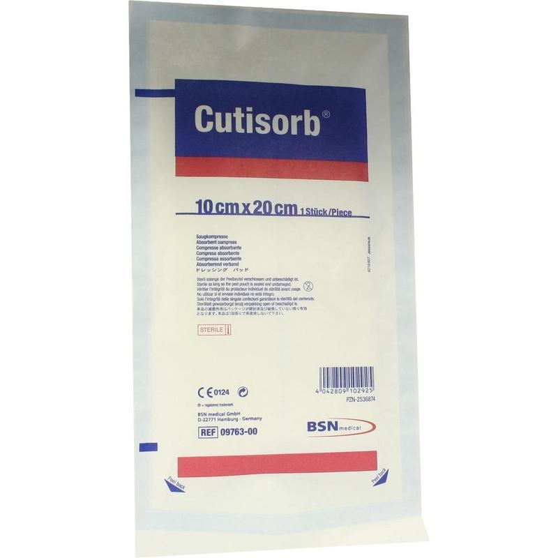 CUTISORB Saugkompressen steril 10x20 cm