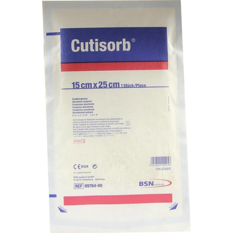 CUTISORB Saugkompressen steril 15x25 cm
