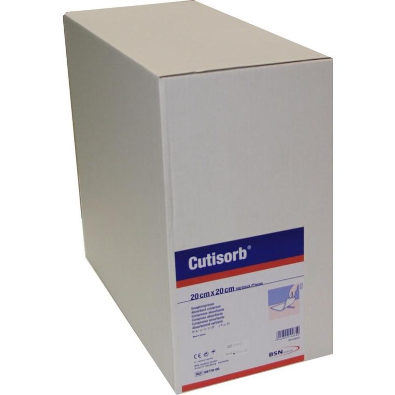CUTISORB Saugkompressen unsteril 20x20 cm