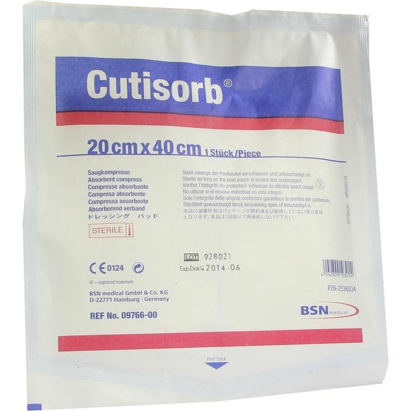 CUTISORB Saugkompressen steril 20x40 cm