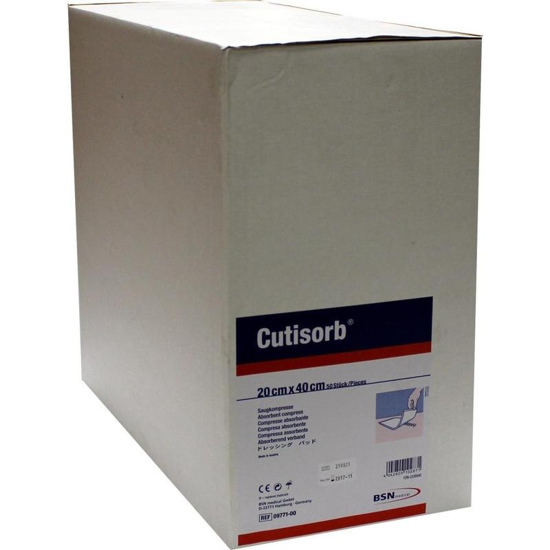CUTISORB Saugkompressen unsteril 20x40 cm