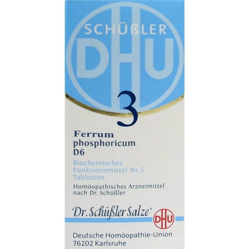 BIOCHEMIE DHU 3 Ferrum phosphoricum D 6 Tabletten