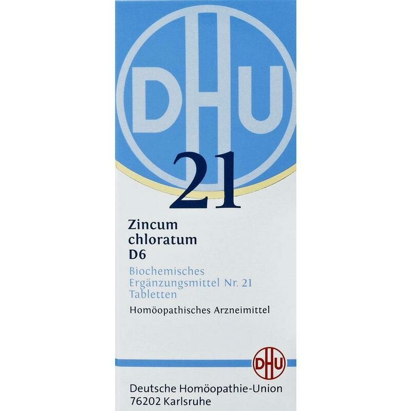BIOCHEMIE DHU 21 Zincum chloratum D 6 Tabletten