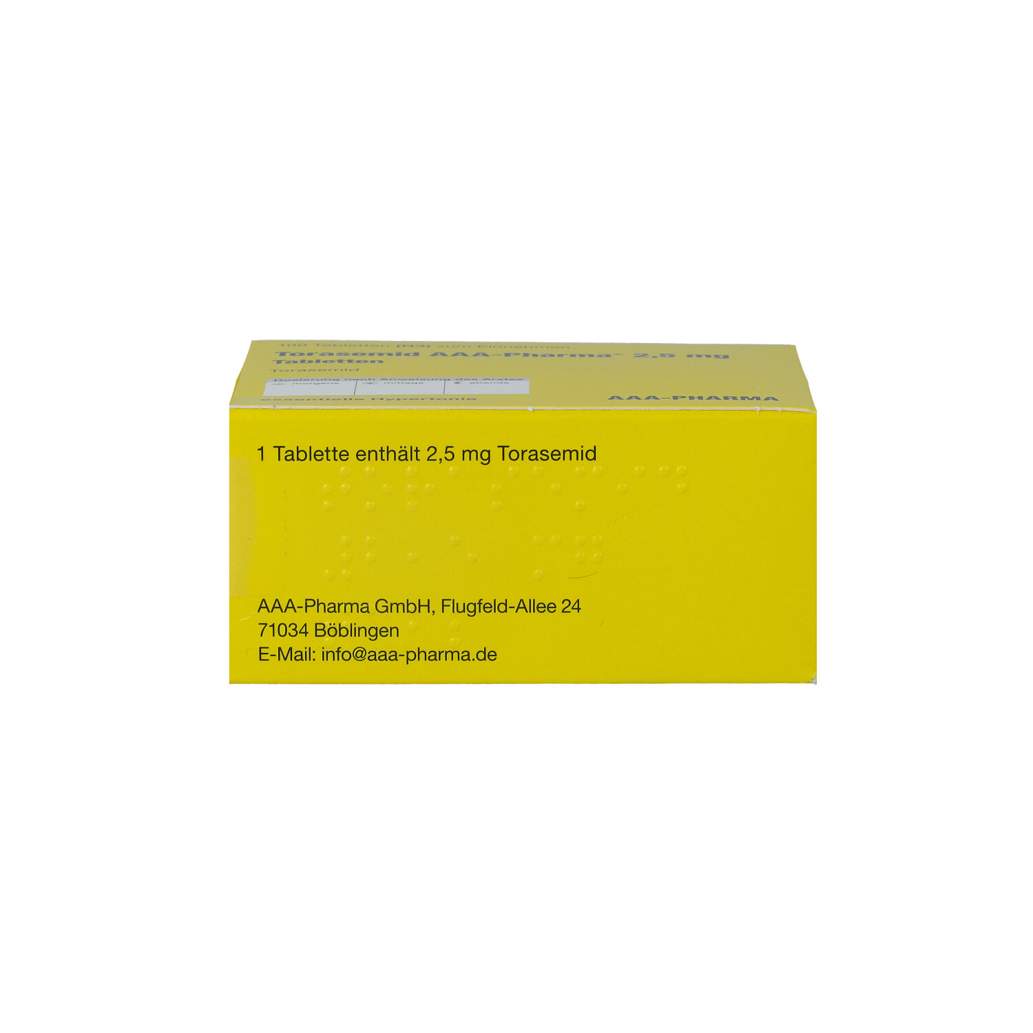 TORASEMID AAA-Pharma 2,5 mg Tabletten