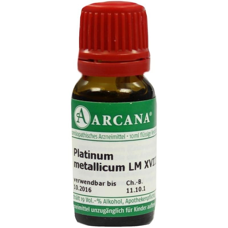PLATINUM METALLICUM LM 18 Dilution