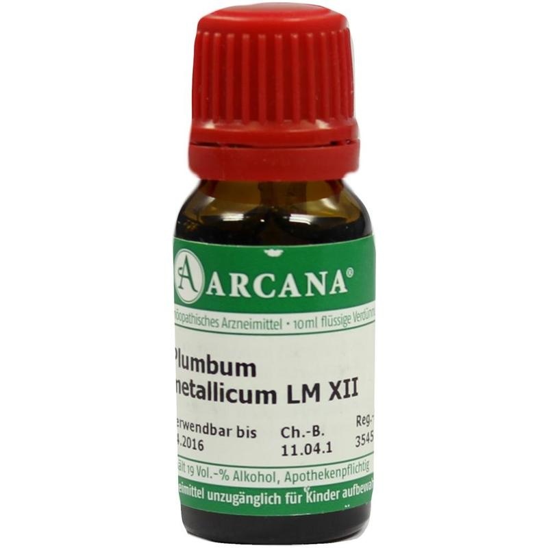 PLUMBUM METALLICUM LM 12 Dilution