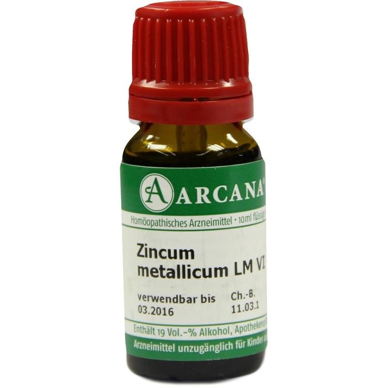 ZINCUM METALLICUM LM 6 Dilution