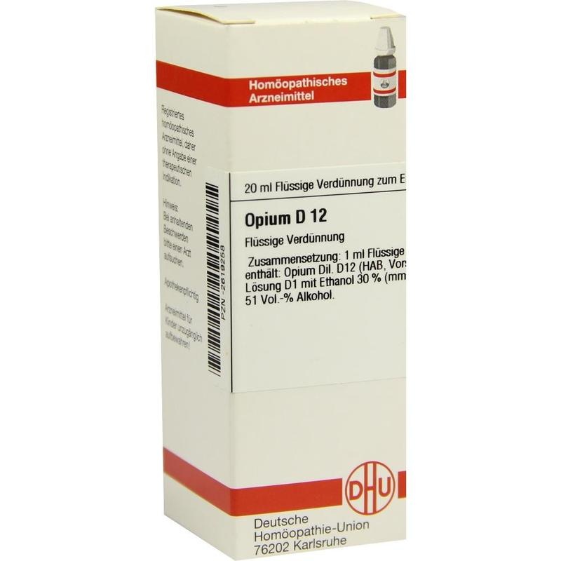 OPIUM D 12 Dilution