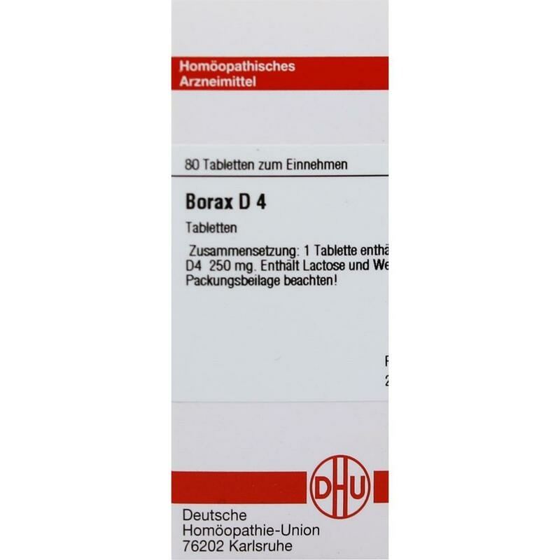 BORAX D 4 Tabletten