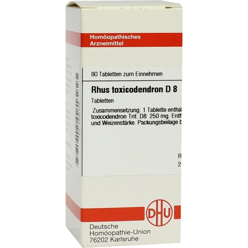 RHUS TOXICODENDRON D 8 Tabletten