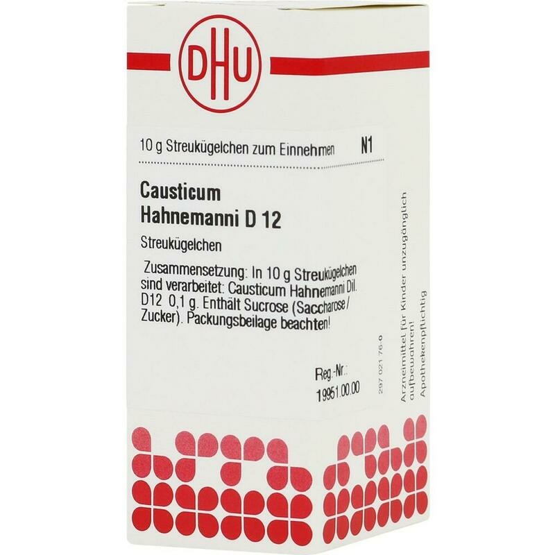 CAUSTICUM HAHNEMANNI D 12 Globuli