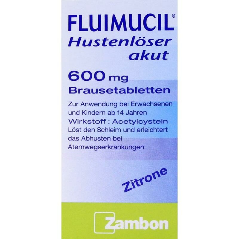 FLUIMUCIL Hustenlöser akut 600 Brausetabletten
