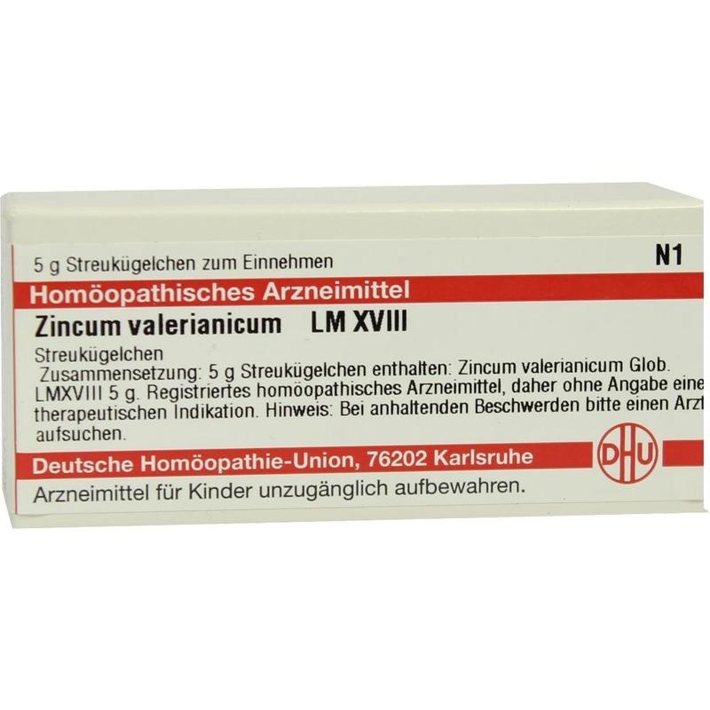 ZINCUM VALERIANICUM LM XVIII Globuli