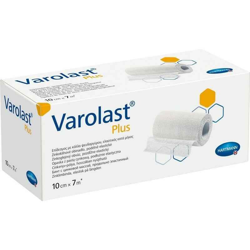 VAROLAST Plus Zinkleimbinde 10 cmx7 m