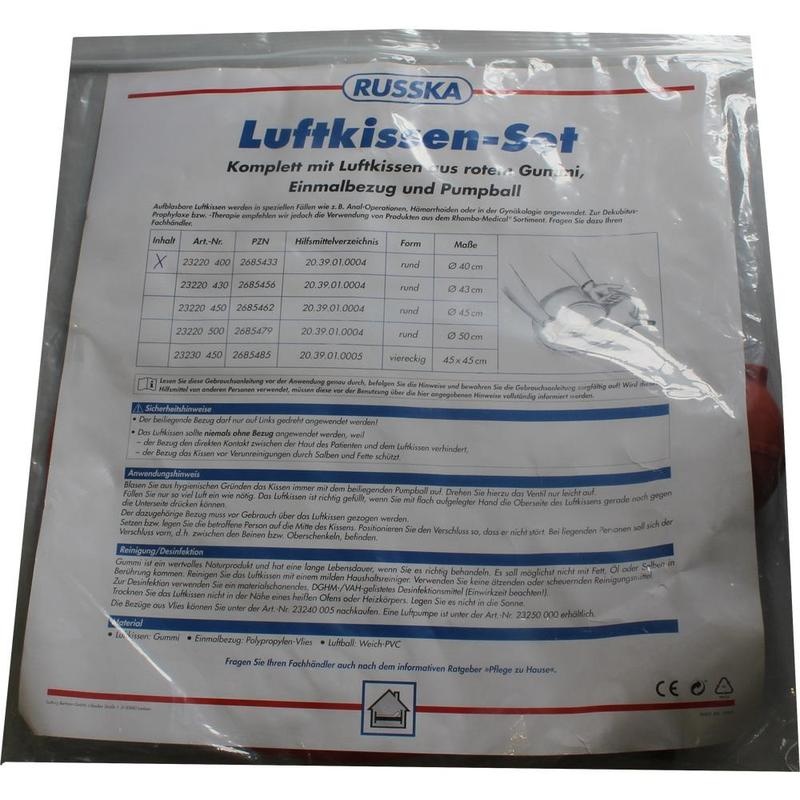LUFTKISSEN-SET Gummi 40 cm