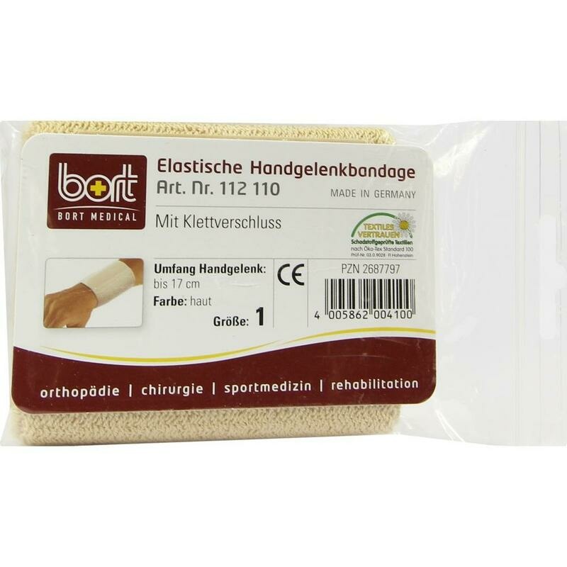 BORT Handgelenkbandage m.Klettverschl.Gr.1 haut