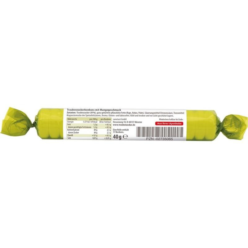 INTACT Traubenzucker Rolle Mango