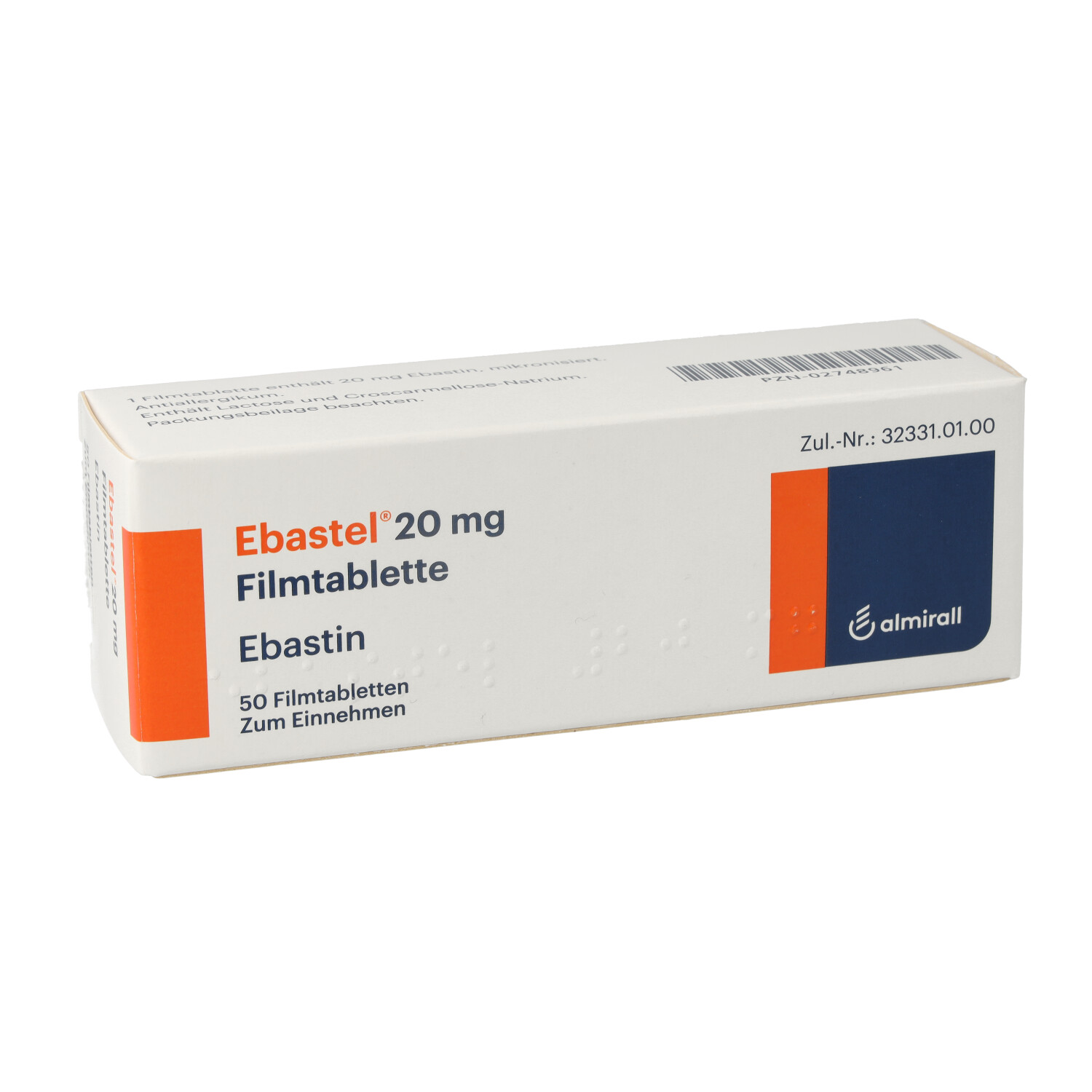 EBASTEL 20 mg Filmtabletten
