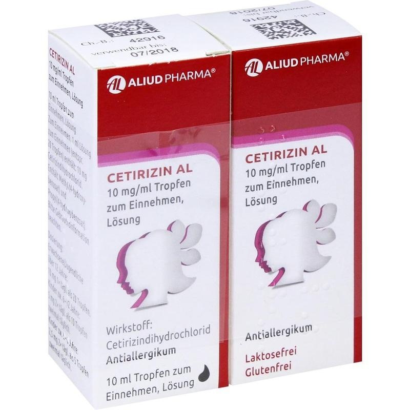 CETIRIZIN AL 10 mg/ml Tropfen zum Einnehmen
