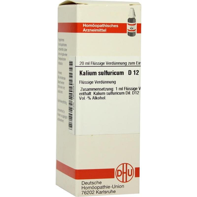 KALIUM SULFURICUM D 12 Dilution
