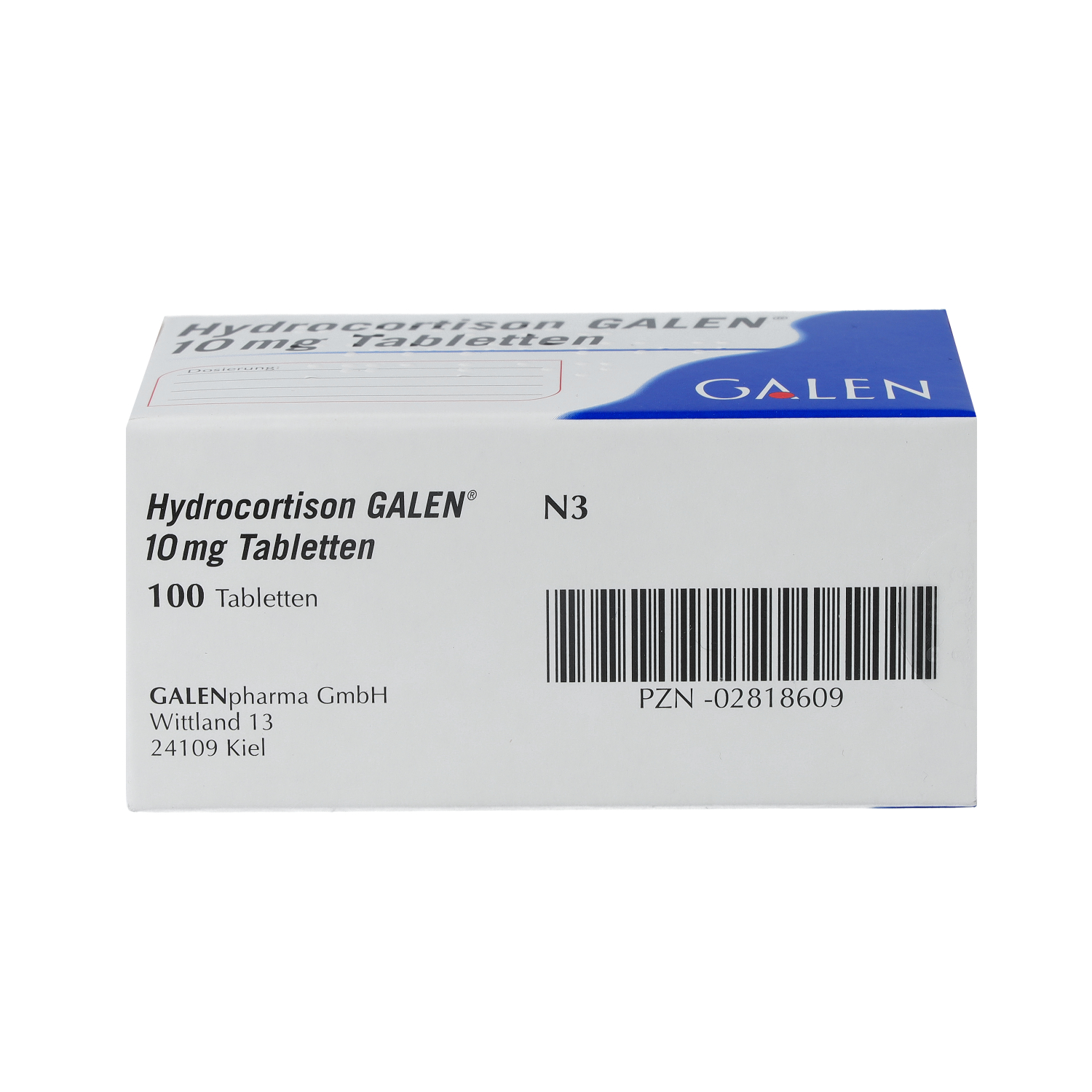 HYDROCORTISON GALEN 10 mg Tabletten