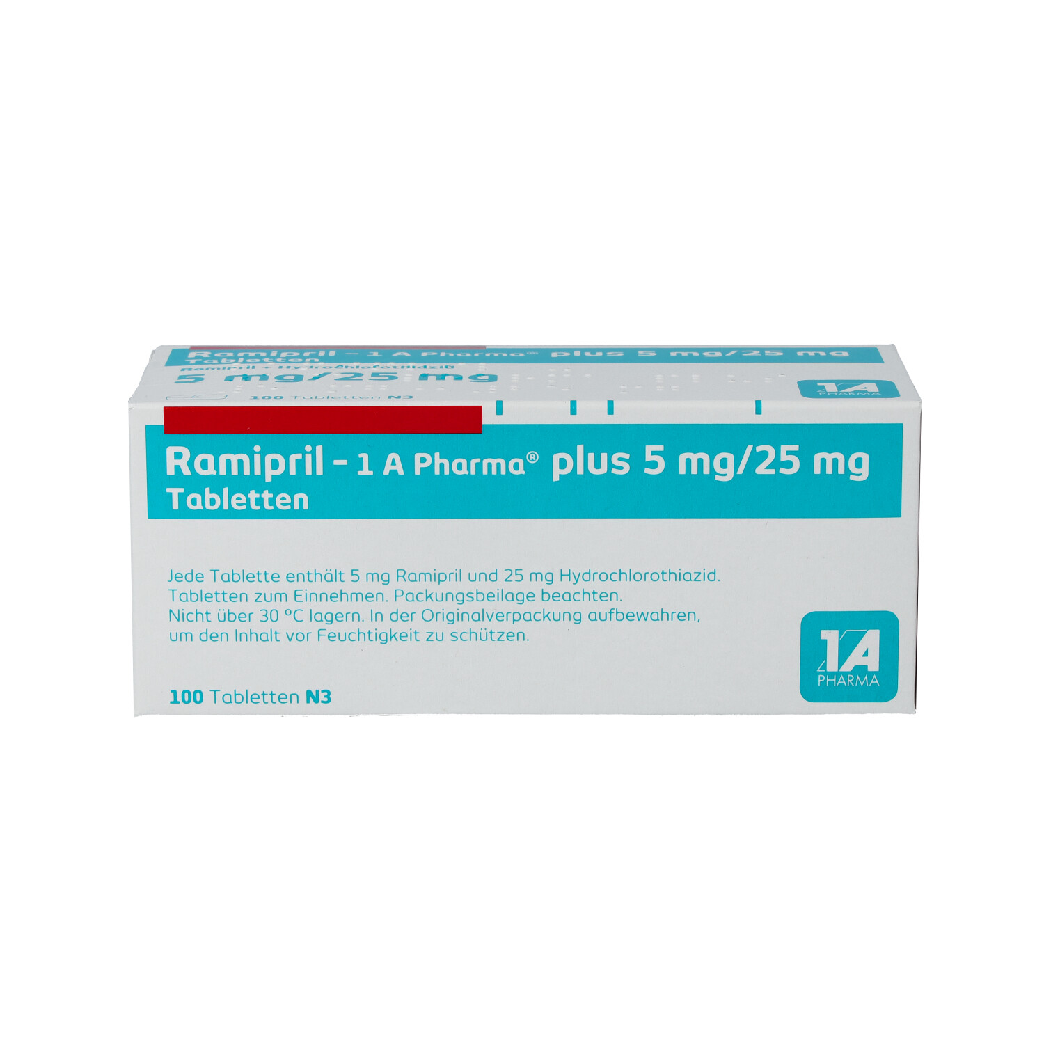 RAMIPRIL-1A Pharma plus 5 mg/25 mg Tabletten