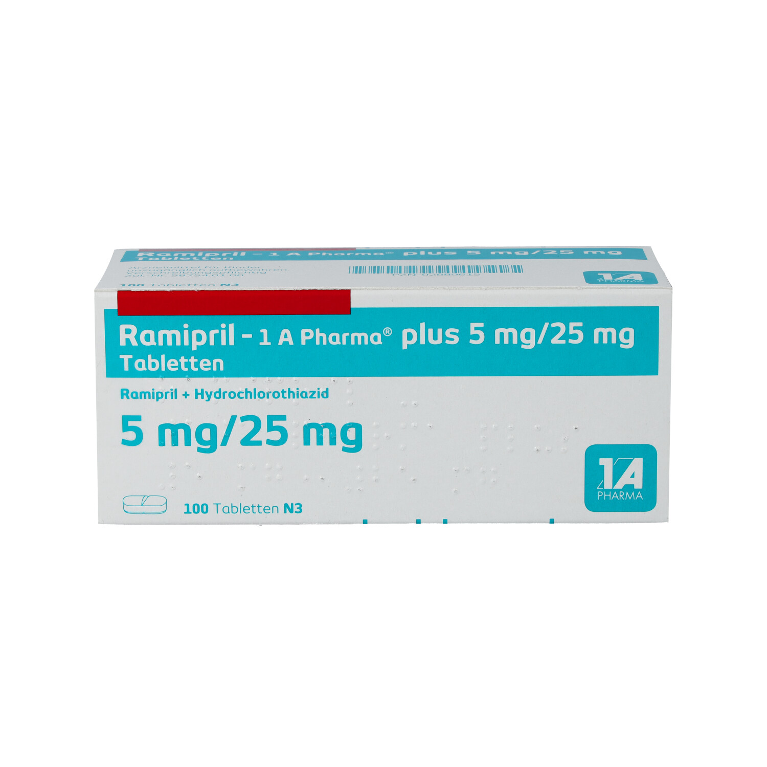 RAMIPRIL-1A Pharma plus 5 mg/25 mg Tabletten