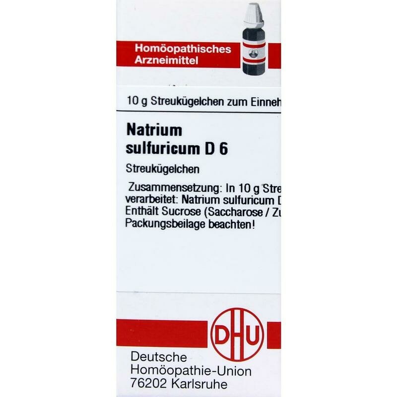 NATRIUM SULFURICUM D 6 Globuli