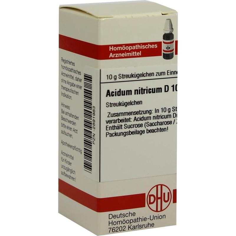 ACIDUM NITRICUM D 10 Globuli