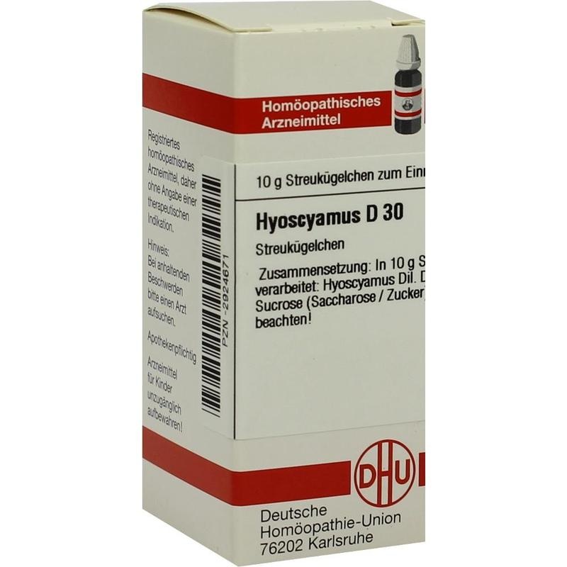 HYOSCYAMUS D 30 Globuli