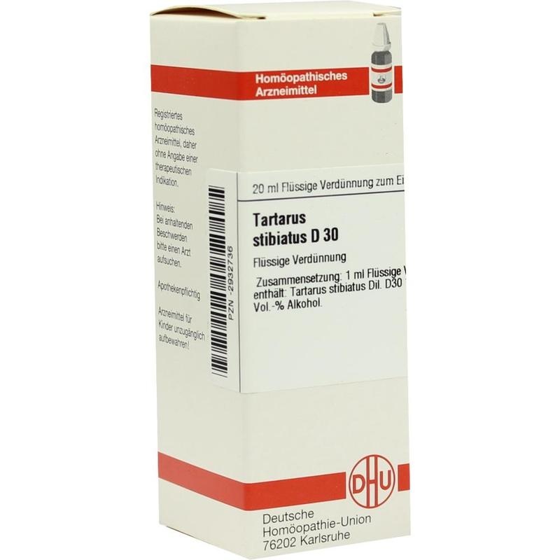TARTARUS STIBIATUS D 30 Dilution