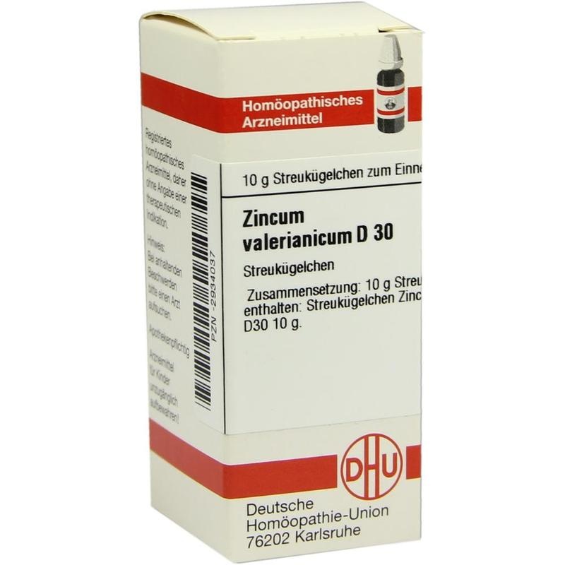 ZINCUM VALERIANICUM D 30 Globuli