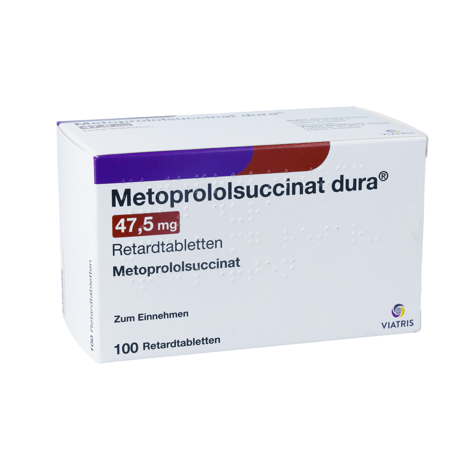 METOPROLOLSUCCINAT dura 47,5mg Retardtabletten