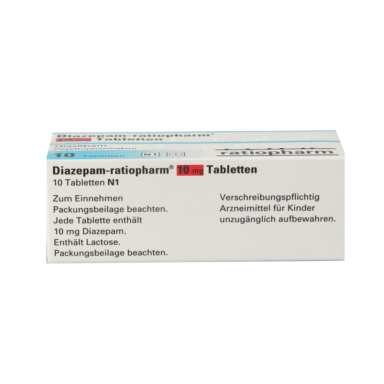 DIAZEPAM-ratiopharm 10 mg Tabletten