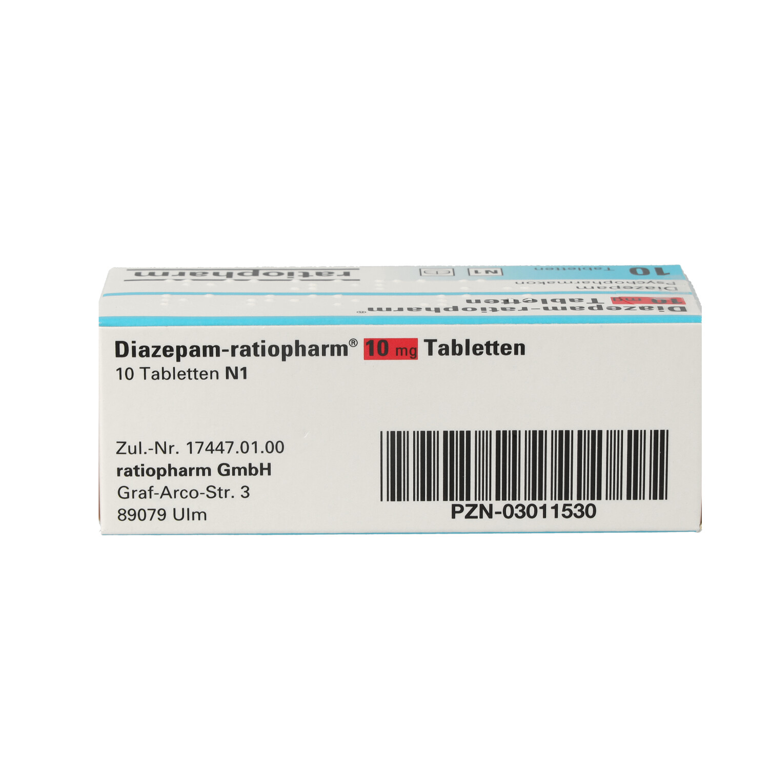 DIAZEPAM-ratiopharm 10 mg Tabletten