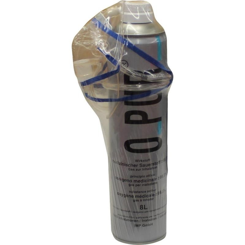 O PUR Sauerstoff Dose inkl.Maske u.Schlauch Spray