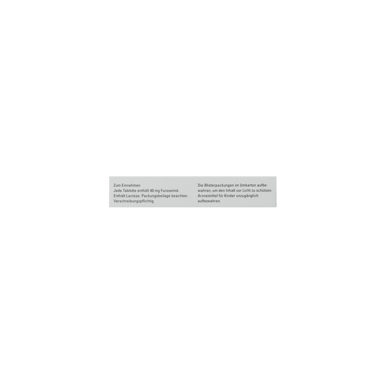 FUROSEMID-ratiopharm 40 mg Tabletten