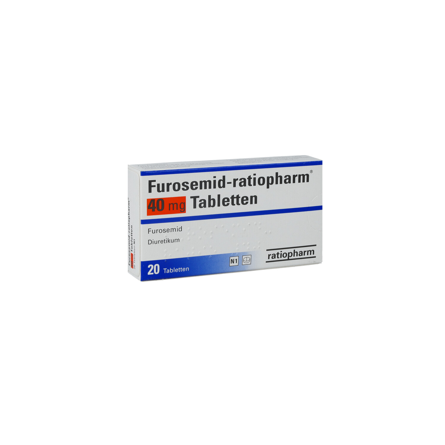 FUROSEMID-ratiopharm 40 mg Tabletten