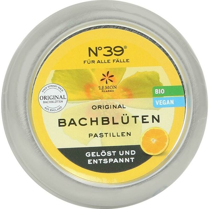 BACHBLÜTEN Notfall No.39 Pastillen Bio