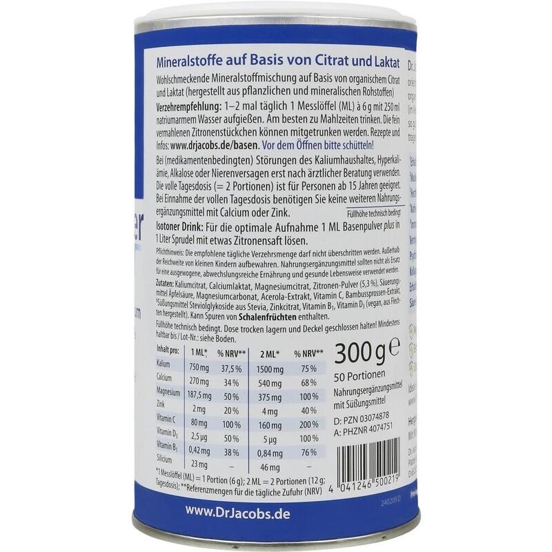 BASENPULVER plus Dr.Jacob's