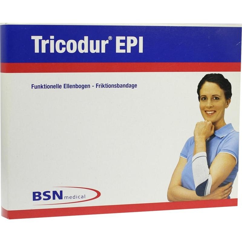 TRICODUR Epi Bandage Gr.L weiß blau