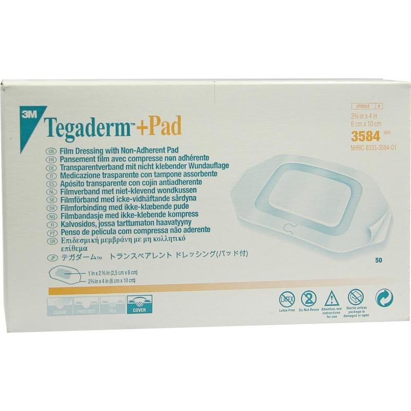 TEGADERM Plus Pad 6x10 cm Fertigverb.3584
