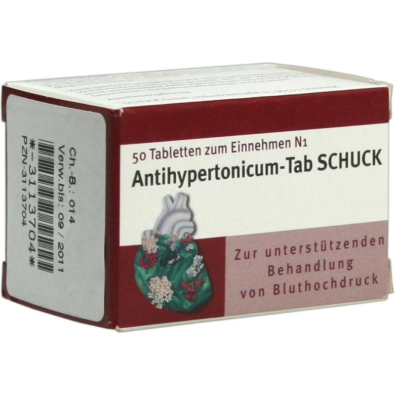 ANTIHYPERTONICUM Tabletten Schuck
