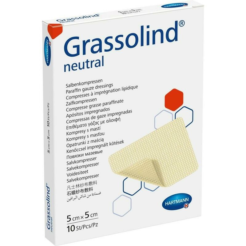 GRASSOLIND Salbenkompressen 5x5 cm steril