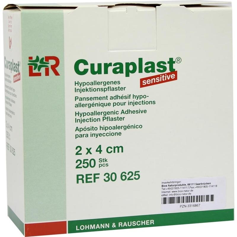 CURAPLAST Inj.-Pflaster sensitiv 2x4 cm