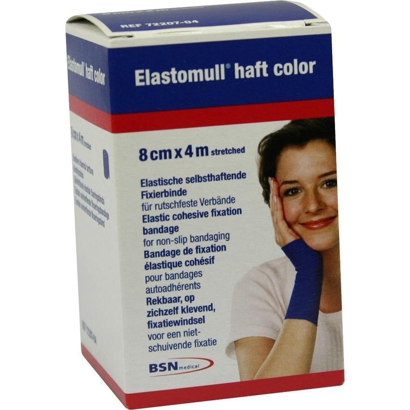 ELASTOMULL haft color 8 cmx4 m Fixierb.blau